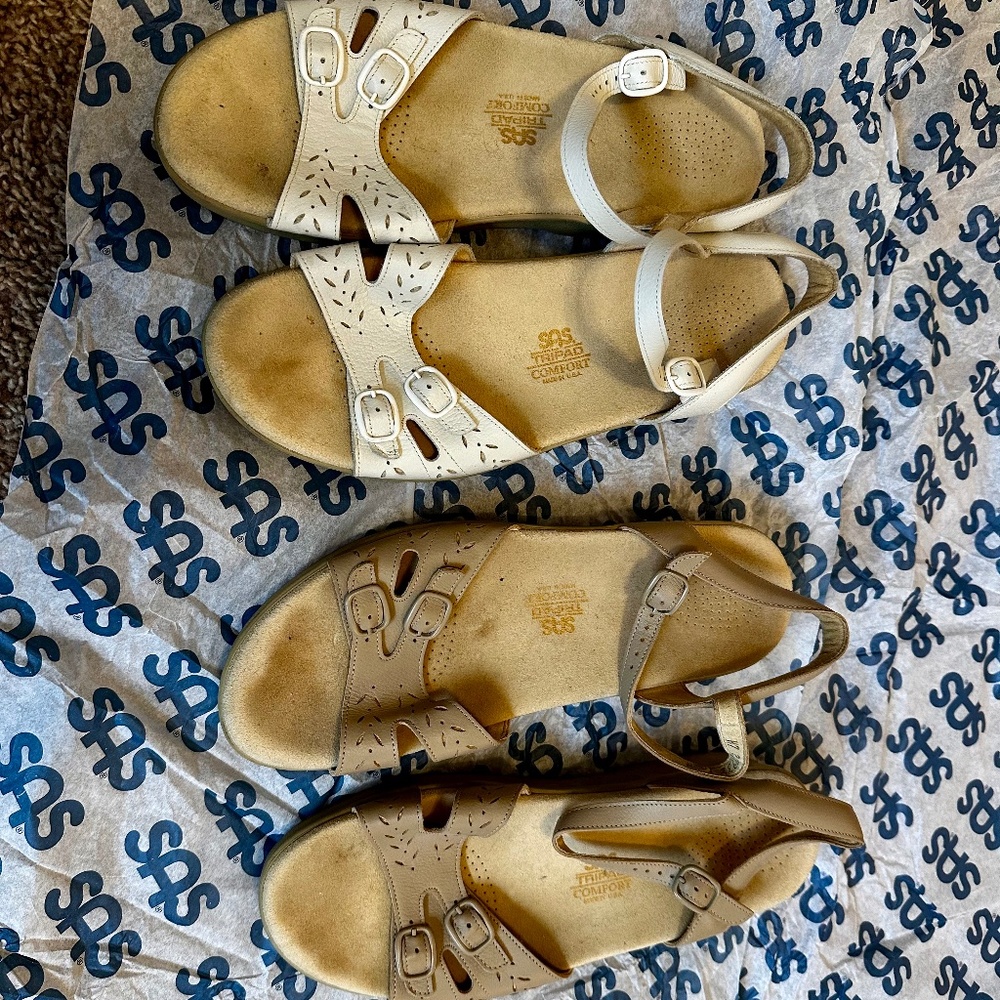 SAS Duo - Buckle Sandal Color: Warm Stone &/or Halo